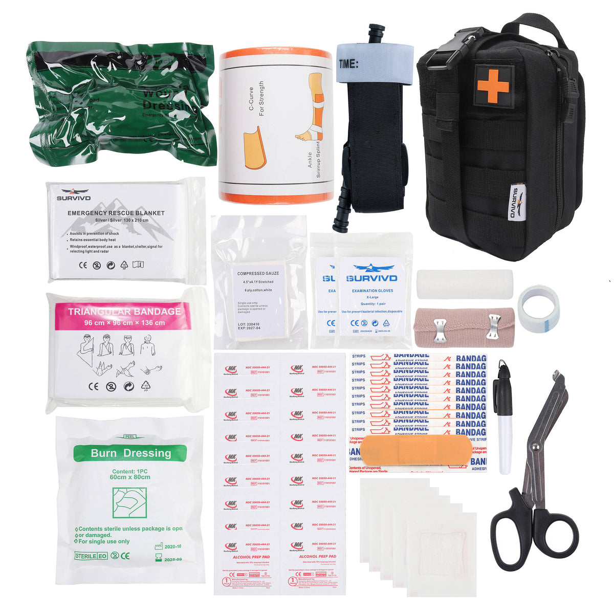 SURVIVD IFAK Premium Emergency Trauma Kit