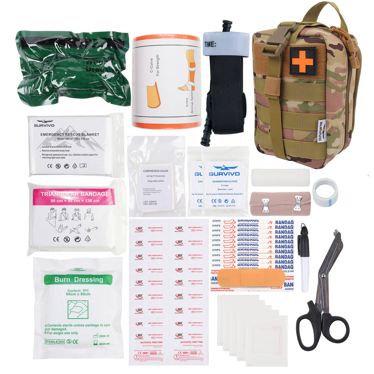 SURVIVD IFAK Premium Emergency Trauma Kit